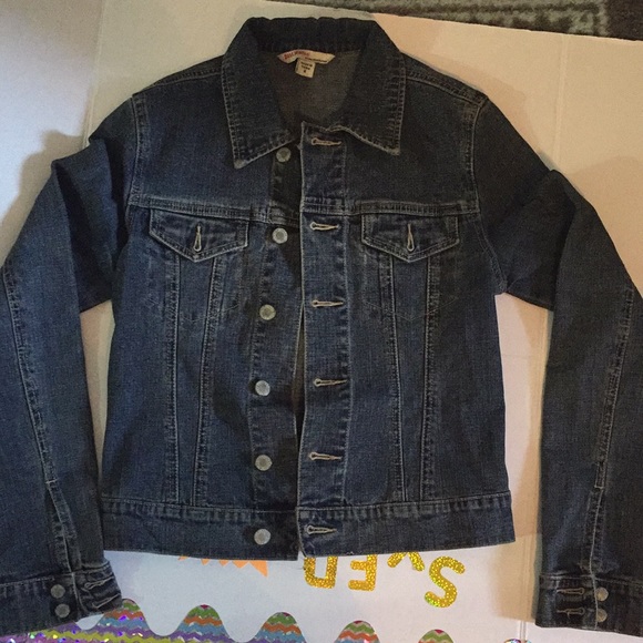 Just Jeans Jeans Jacket- Front Pockets- Size 8 - Picture 1 of 6